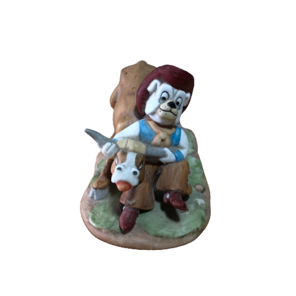 - “Bulldoggin' " with Bronco Bully - Prairie Dawgs Collection Figurine